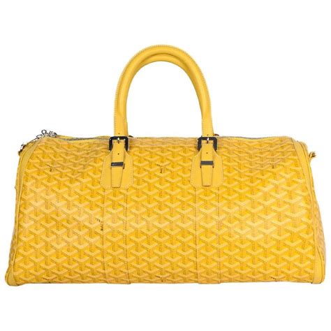 yellow goyard duffle bag|2020 goyard duffle bag.